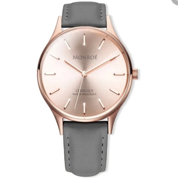 New Monroe Classique Watch in Sunburst Solerose - Picture 2 of 8